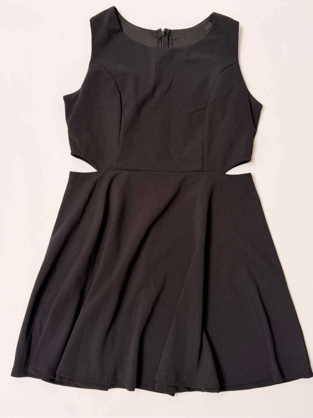 Black Cutout Fit & Flare Dress